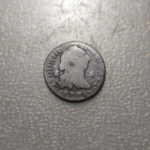 ESPAÑA SEGOVIA CARLOS III 2 MARAVEDIS 1774