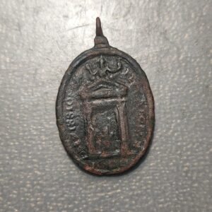 MEDALLA RELIGIOSA ROMA SAN FRANCISCO DE ASIS PUERTA SANTA SIGLO XVIII