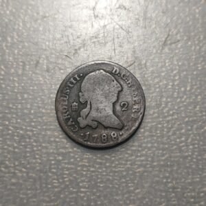 ESPAÑA SEGOVIA CARLOS III 2 MARAVEDIS 1778