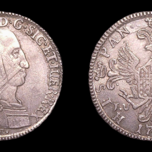 ITALIA SICILIA PALERMO FERDINANDO III BORBON INFANTE DE ESPAÑA 6 TARI 1799 MUY B