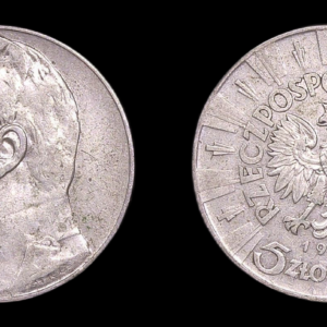 POLONIA POLAND 5 ZLOTYCH 1936 PLATA