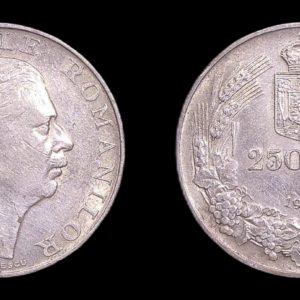 RUMANIA ROMANIA 250 LEI 1939 MBC PLATA